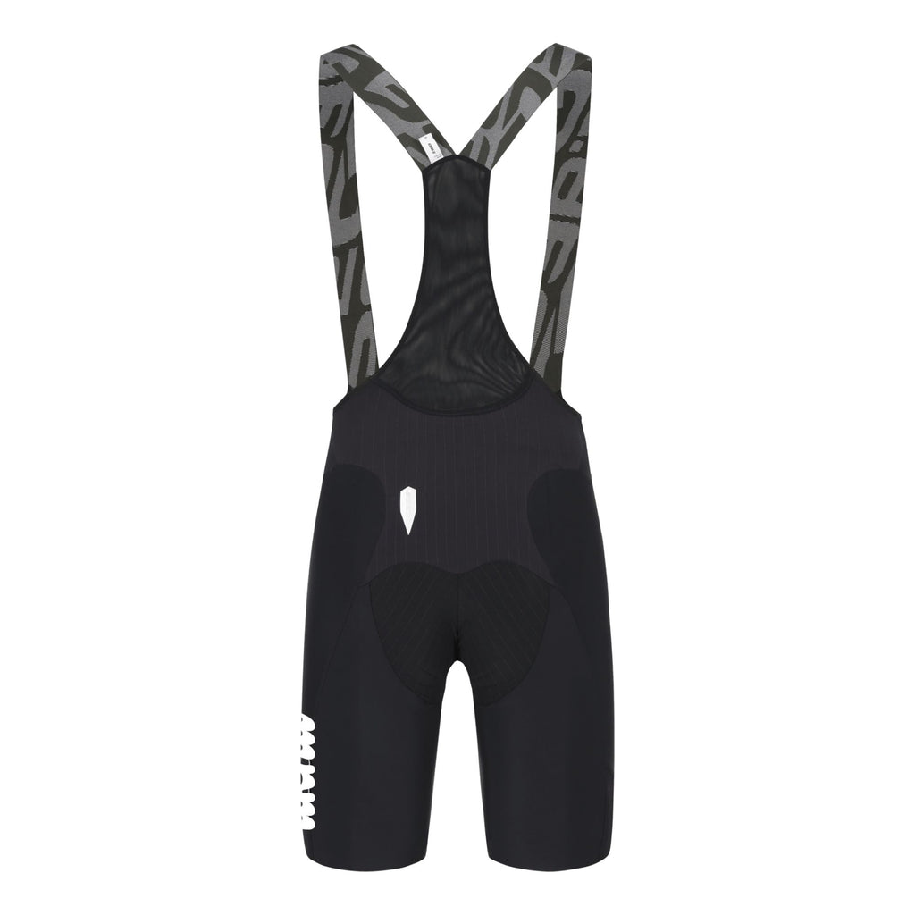 UKHU Mens Q365 Cycling Bib Shorts Back - Black