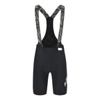 UKHU Mens Q365 Cycling Bib Shorts Front - Black
