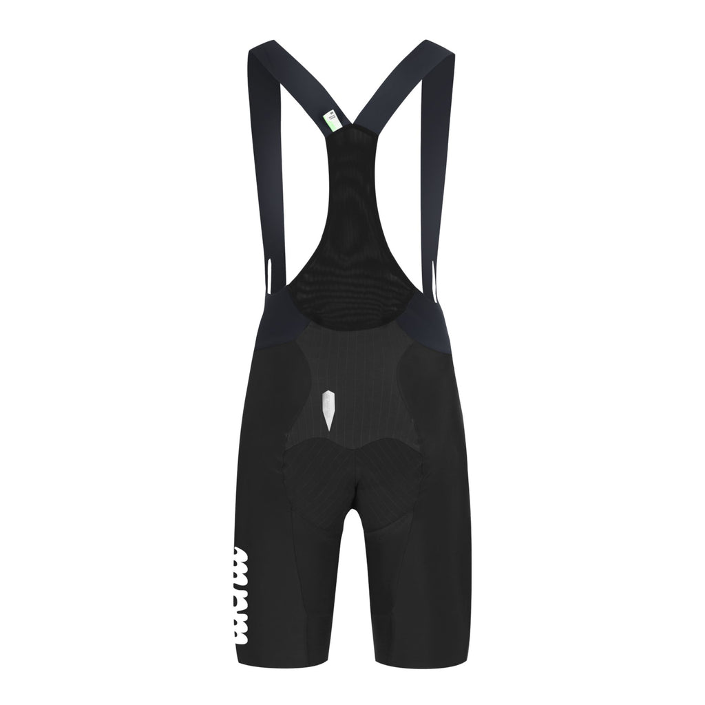 UKHU Womens Q365 Cycling Bib Shorts Back - Black