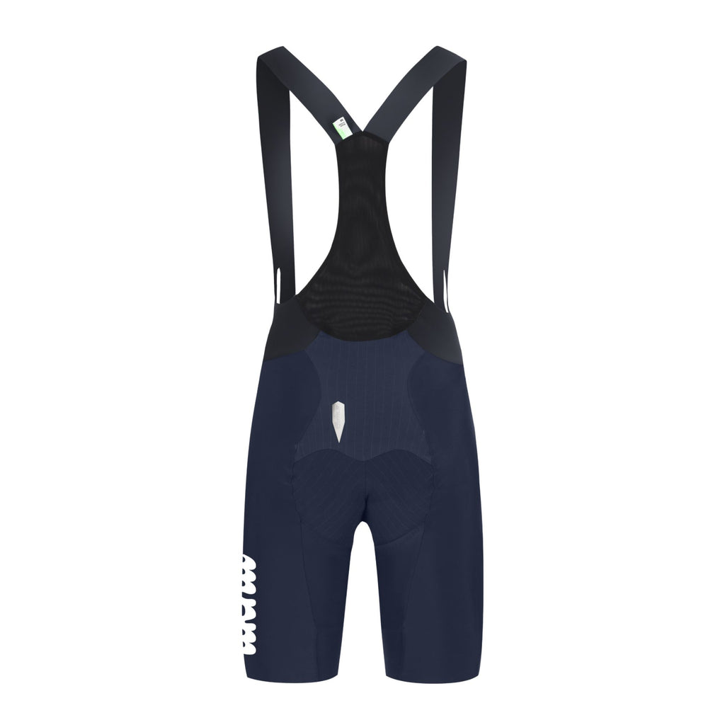 UKHU Womens Q365 Cycling Bib Shorts Back - Nautica Blue