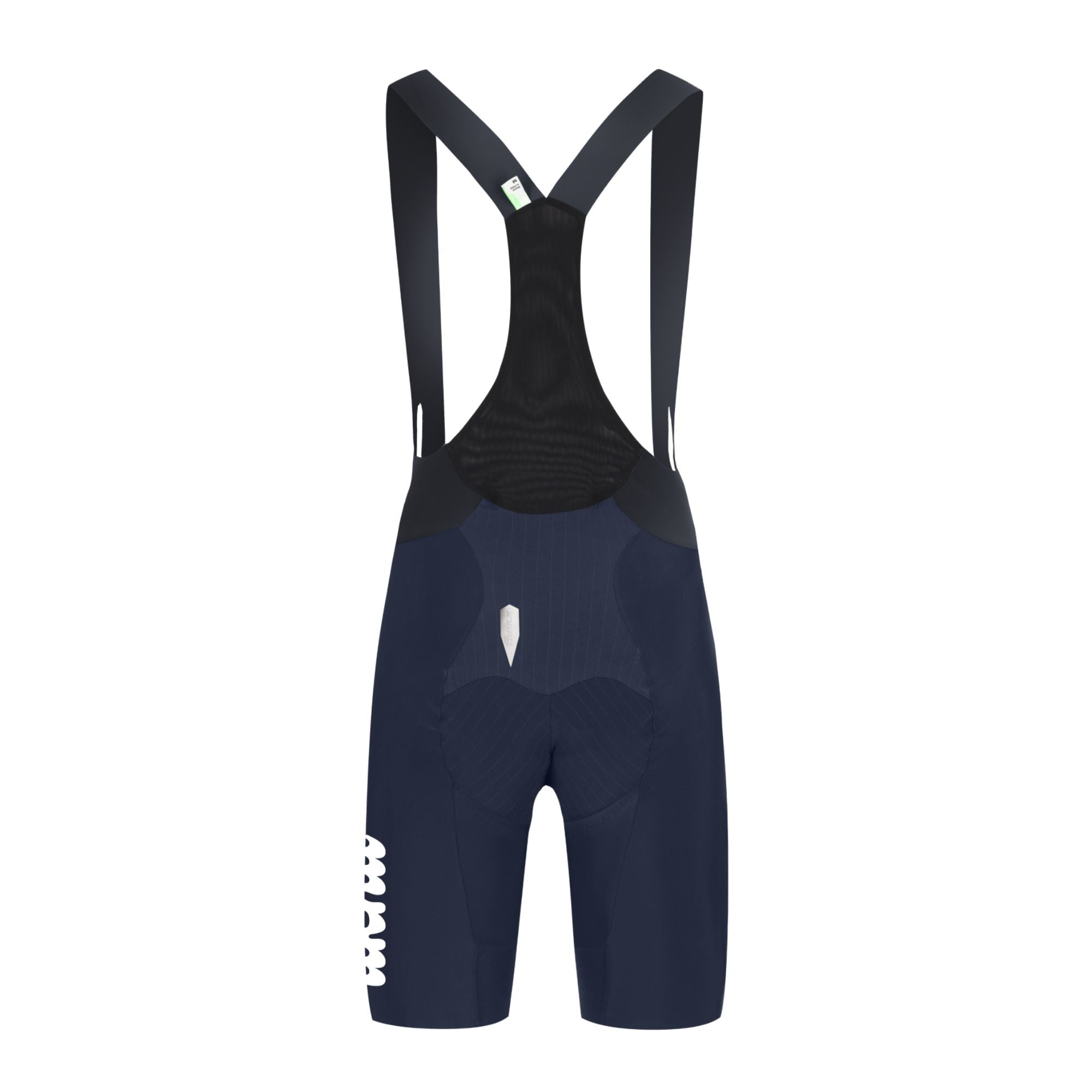 UKHU Womens Q365 Cycling Bib Shorts Back - Nautica Blue